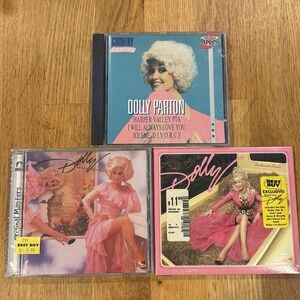 Dolly Parton 3xCD Lot 2 NEW & 1 Used Exclusive - JOLENE, Heartbreaker, Barbie